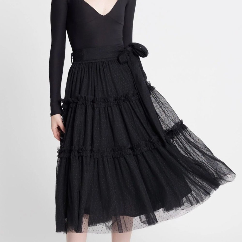 Mille - Chloe Skirt in Black Tulle